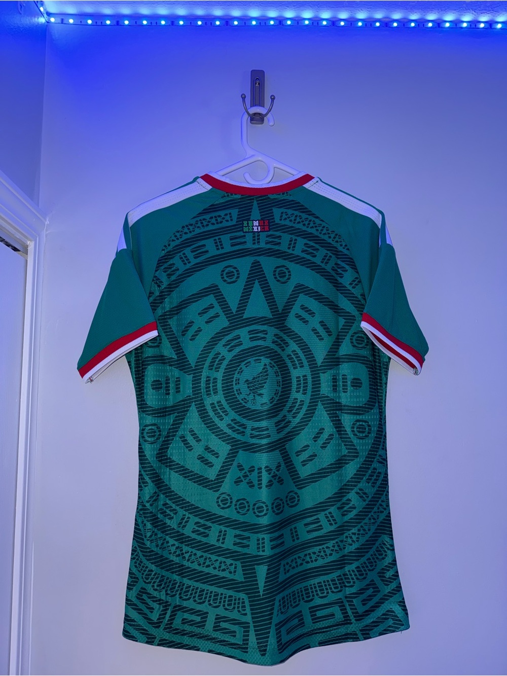 adidas Men’s Mexico Home World Cup Green Jersey 2026 Player Version Size M - Picture 5 of 6
